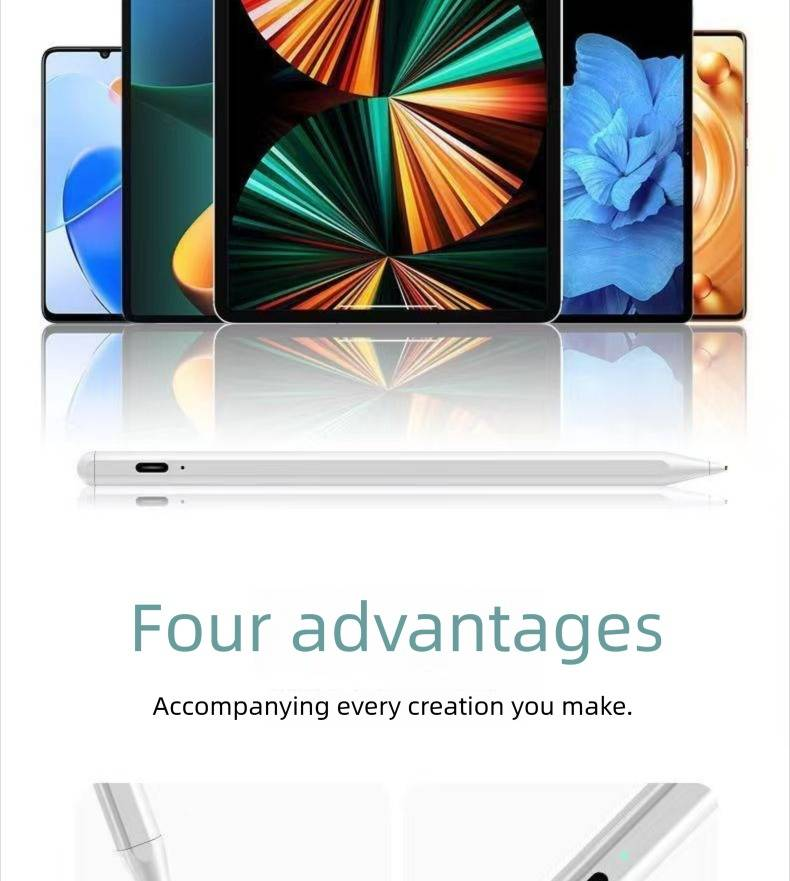 Kompatibel mit Huawei Drawing Capacitive Universal Tablet Touchscreen IPhone IPad Android Stylus Magnetische Absaugung_voghion.com