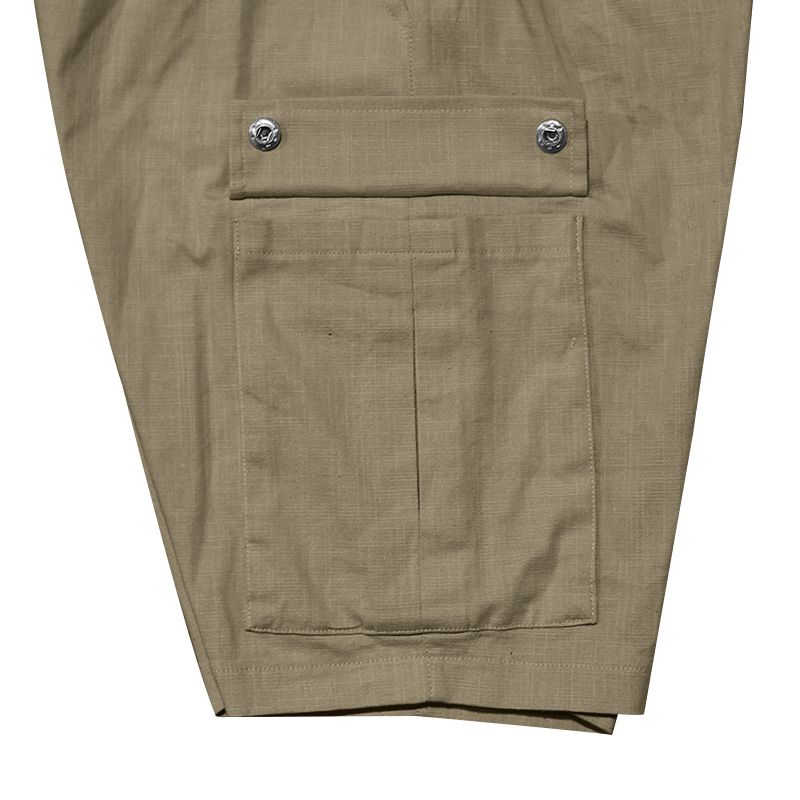 Men's Tactical Cargo Shorts - Breathable Linen Blend, Multi-Pocket Outdoor Casual Shorts For Summer, Lightweight & Comfortable (S-XXXL)_voghion.com