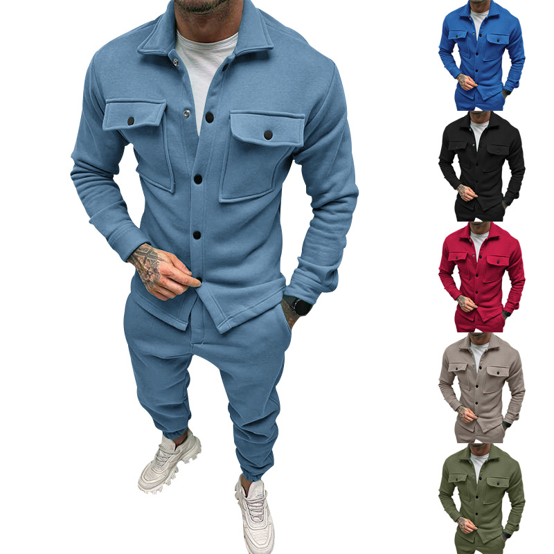 2024 Herbst/Winter Neue Taste Wildleder Mode Casual herren Set_voghion.com