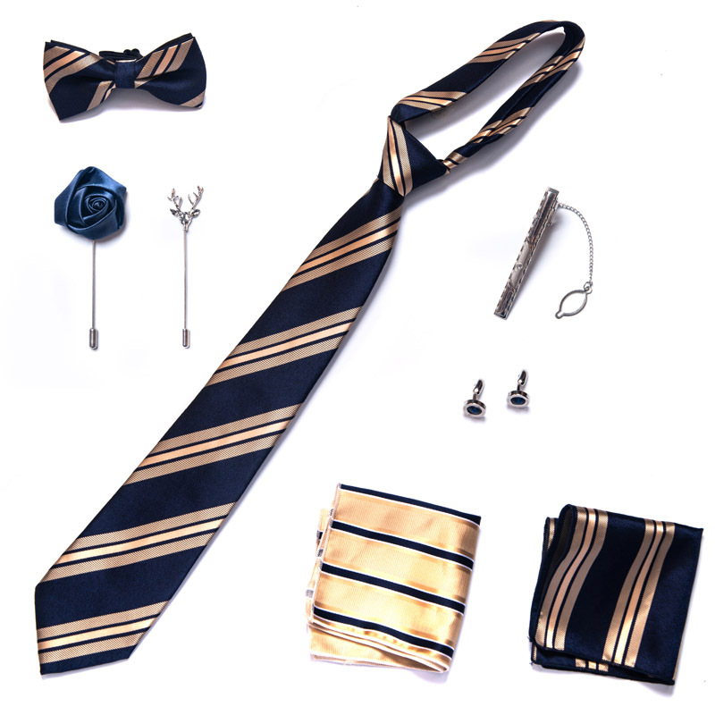 Papion cravată, accesorii pentru bărbați, set de 8 piese, corsaj, broșă, butoni, rochie formală, costum, nuntă și nuntă_voghion.com