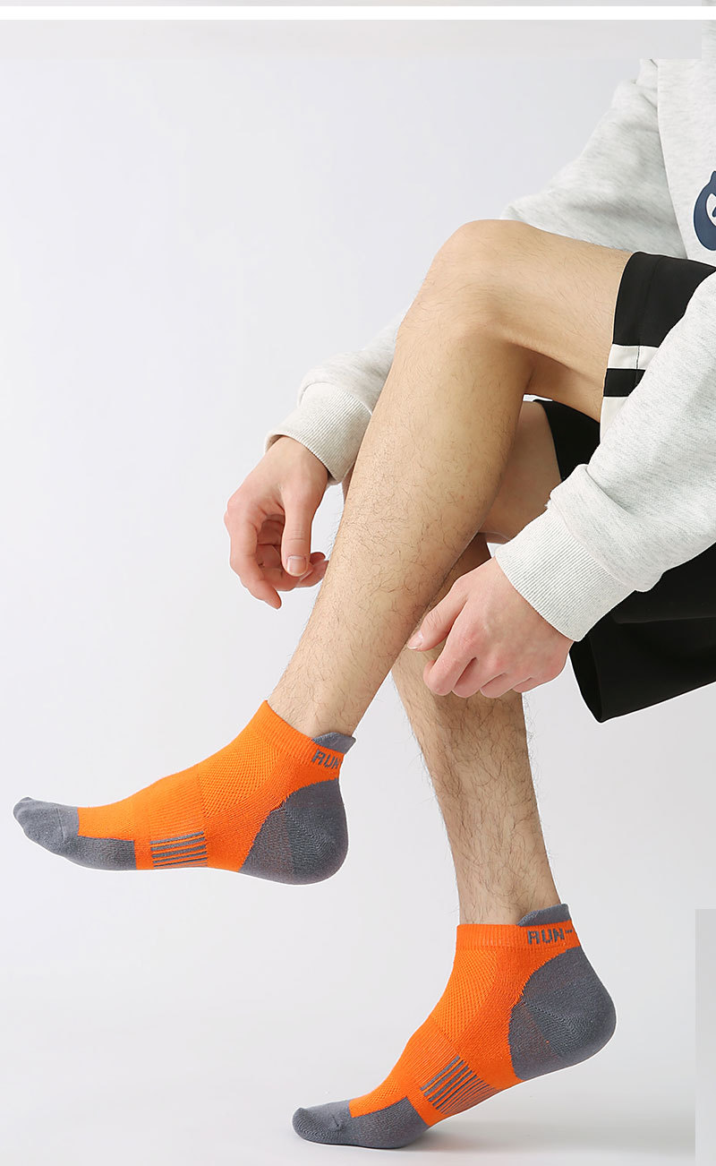 Sokken Heren Zomer Korte Sokken Grote Maat Dun Geurbestendig Ademend Mesh Ondiepe Mond All-Match Korte Sokken Heren Bootsokken_voghion.com