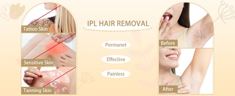Laser Epilator Device, FDA Cleared Permanent Hair Removal Laser Women, 999999 Flashes Painless, Dual Mode For Armpits Legs Arms Bikini Line_voghion.com