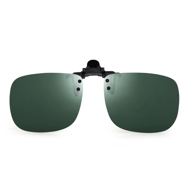 Polarisierte Sonnenbrille zum Anklipsen für Damen und Herren, rahmenlos, zum Aufklappen, für Korrekturbrillen, UV400_voghion.com