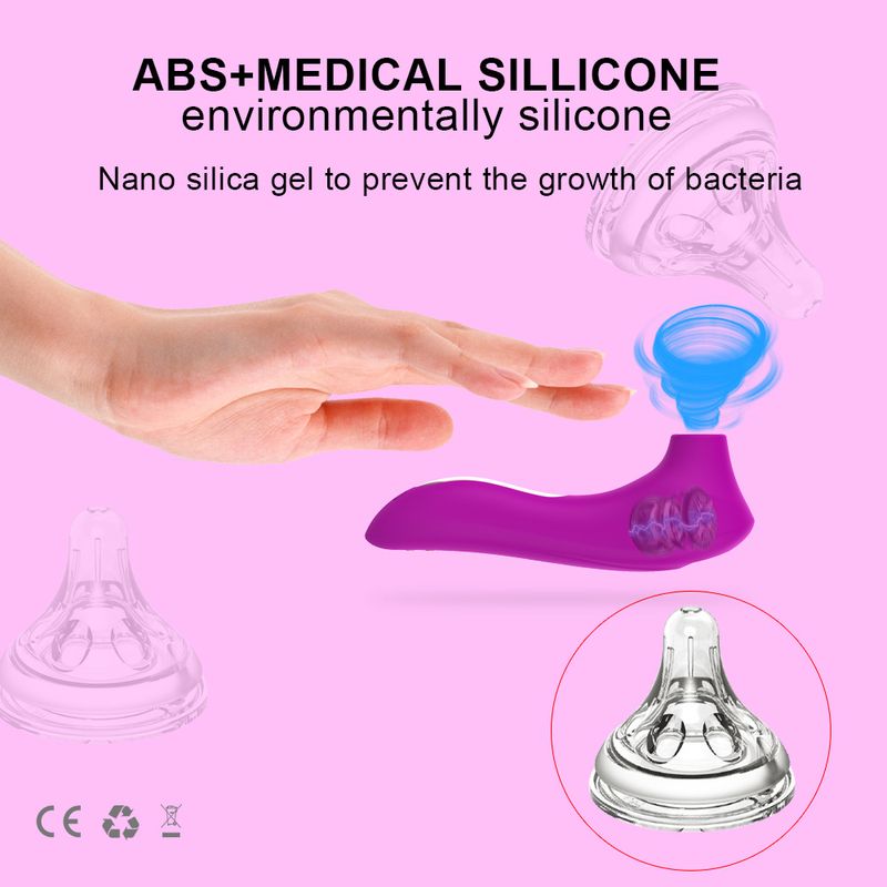Little Dolphin Sucker Vibration 7 Frequency Clitoris Stimulation Female Masturbator Adult Fun Sex Toys_voghion.com
