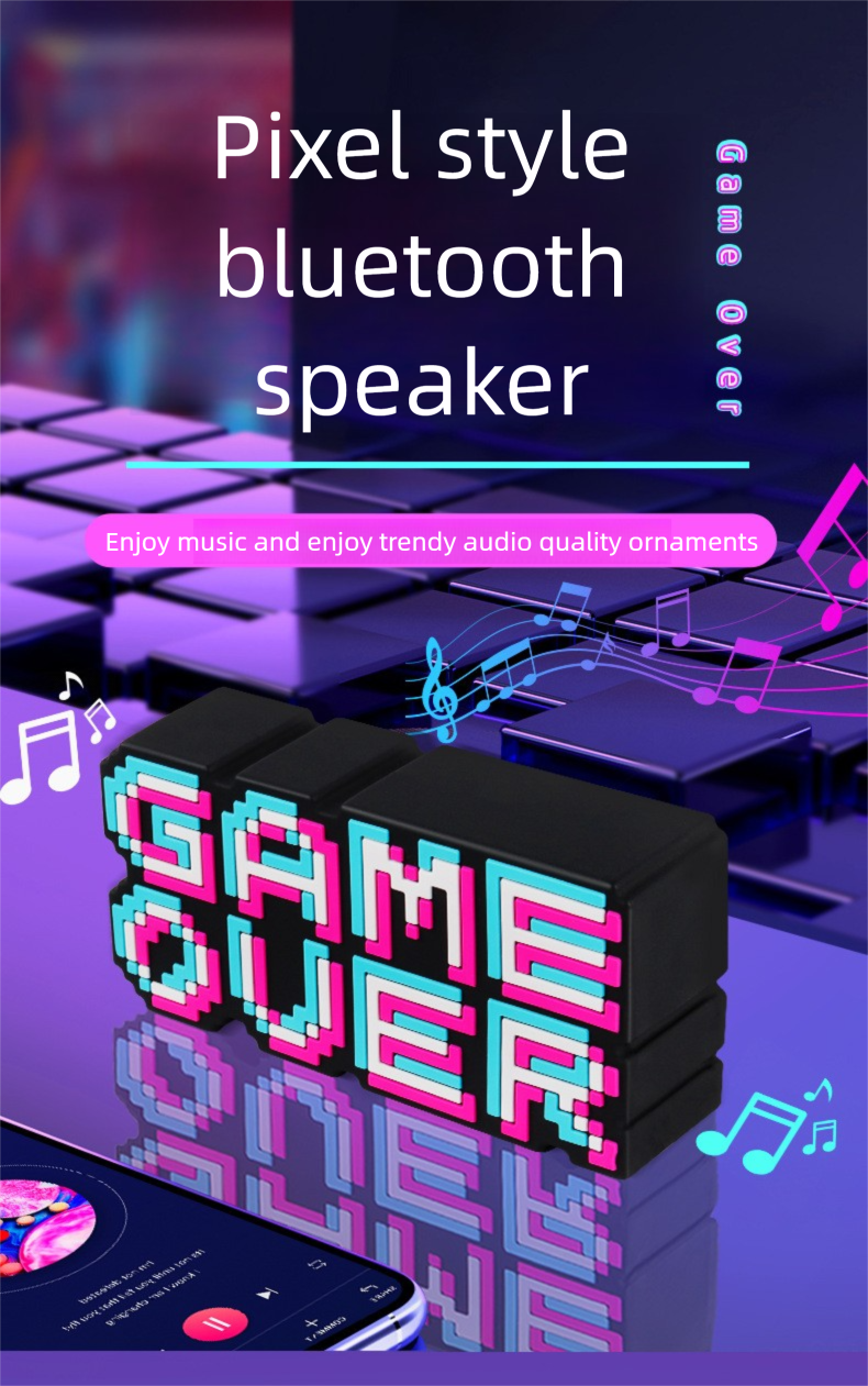 2025 New Game Cute Personalized Desktop Ornament Bluetooth Outdoor Portable Speaker_voghion.com