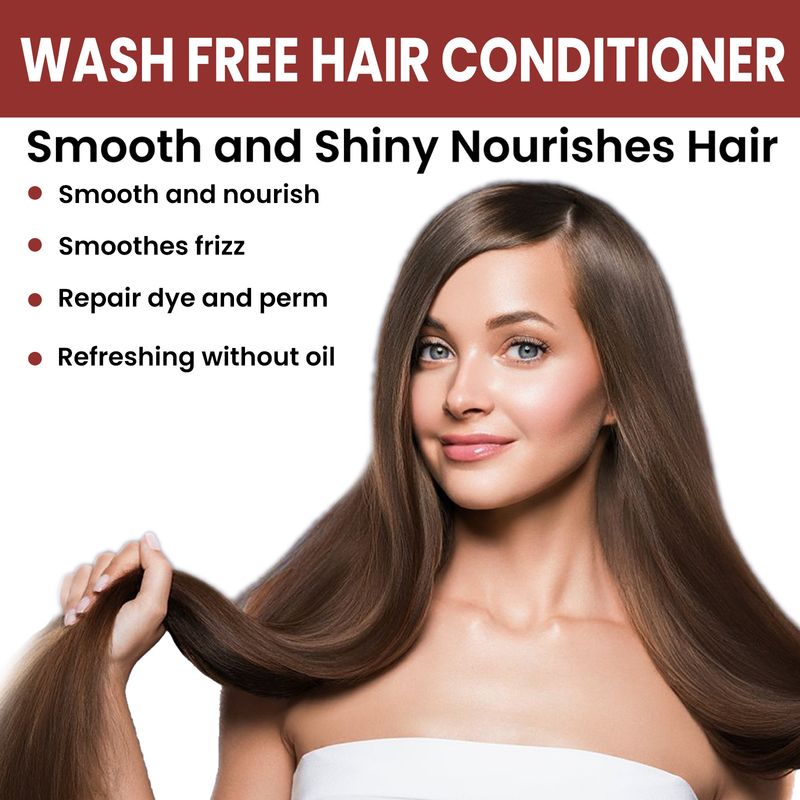 Leave-In Conditioner Shiny Nourishing Moisturizing Straightening Repair Dry Frizzy Improve Curly Hair Smoothing Products_voghion.com