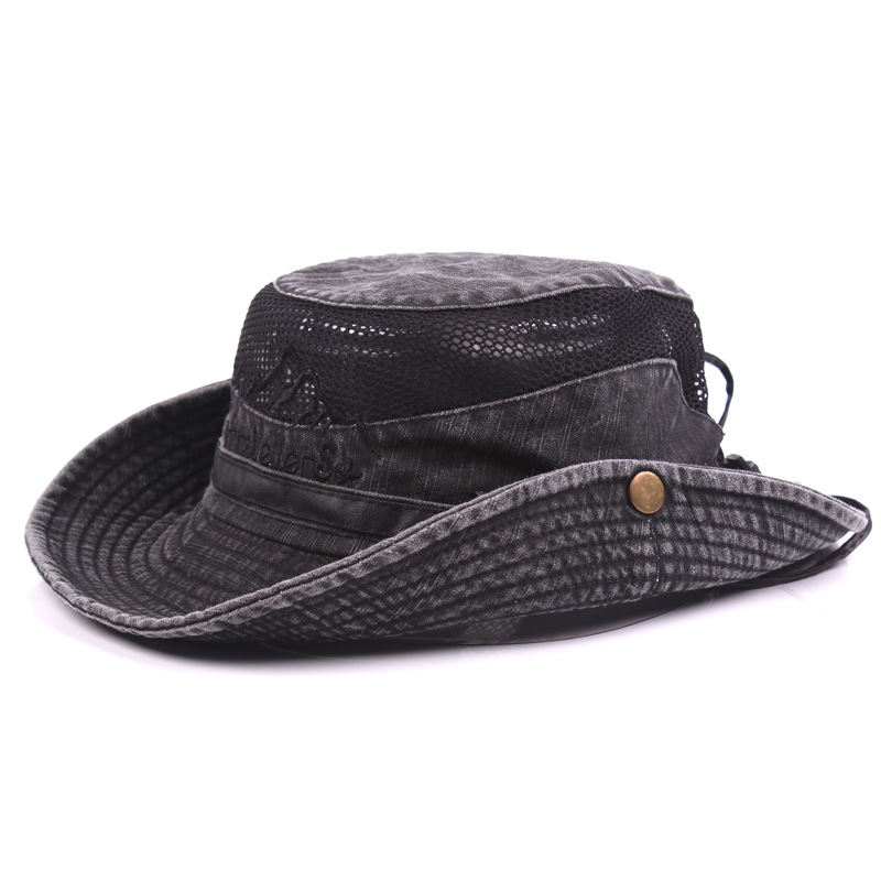 Vissers Heren Vissen Zomer Buiten Zonnescherm Katoen Mesh Dames Bergsport Hoed_voghion.com