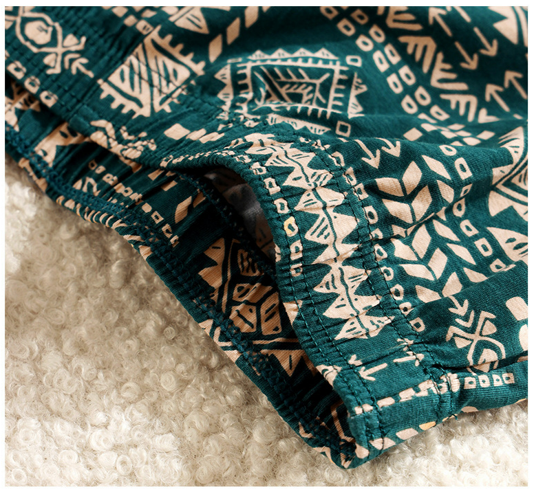 Men's Underwear American Retro Arrow Pants Casual Loose Sports Boxer Briefs_voghion.com