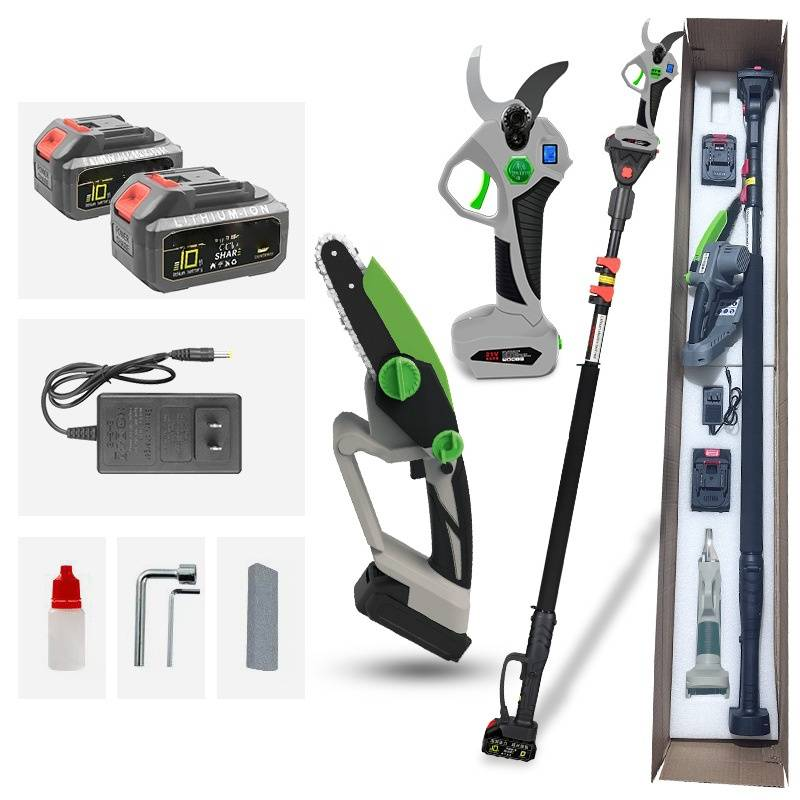 DaVKing Forbici per rami alti Forbici telescopiche per alte quote Forbici elettriche estese per rami alti e spessi Forbici per alberi da frutto da giardino_voghion.com