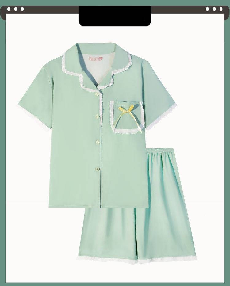 Ensemble de pyjama 2 pièces pour femme, short à carreaux, pyjama d'été pour femme, vêtements de nuit, tenues pour femmes, ensembles de pyjamas_voghion.com