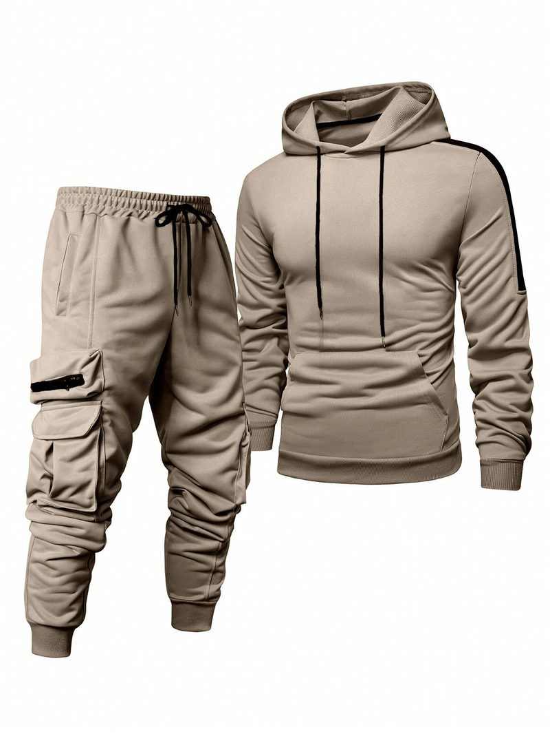 Lässiges Sportbekleidungsset für Herren im Herbst – Leichter Komfort mit modernem, sportlichem Styling_voghion.com