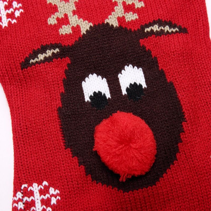Christmas pet Clothing Red Nose Deer pet sweater Poodle Teddy Small medium large dog sweater_voghion.com