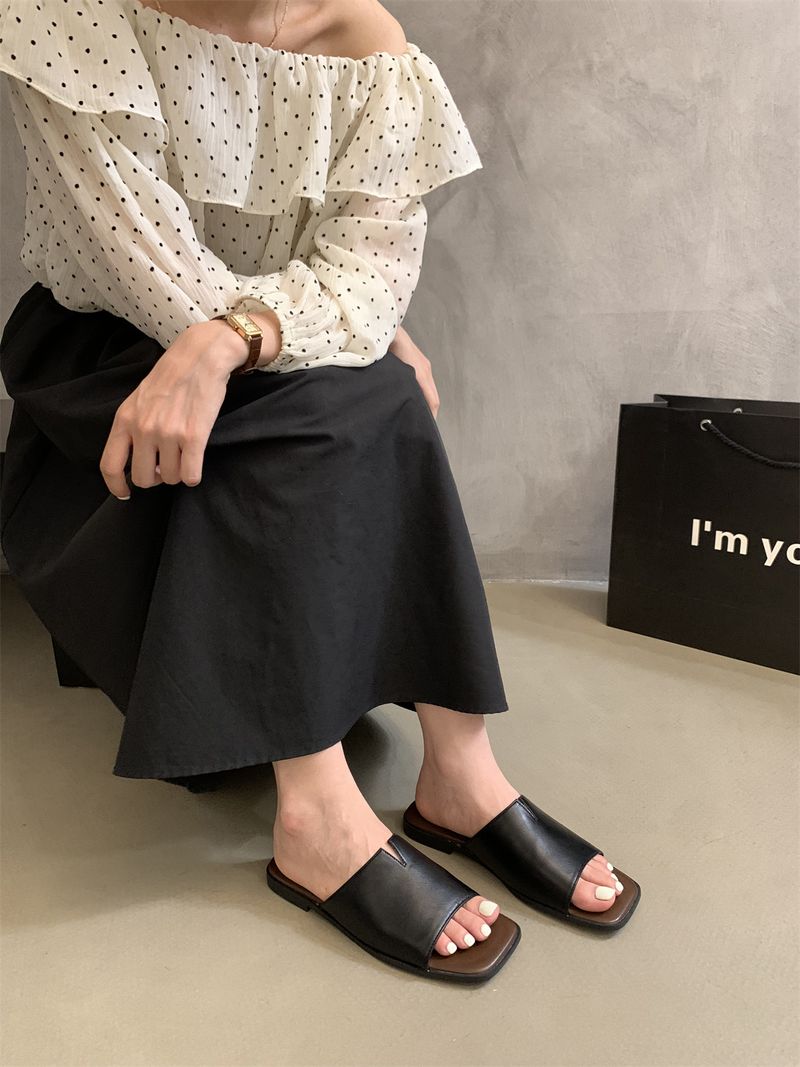 Women's Slippers For Summer 2025 New Korean Style Fairy Beach Soft Flat Sandals_voghion.com