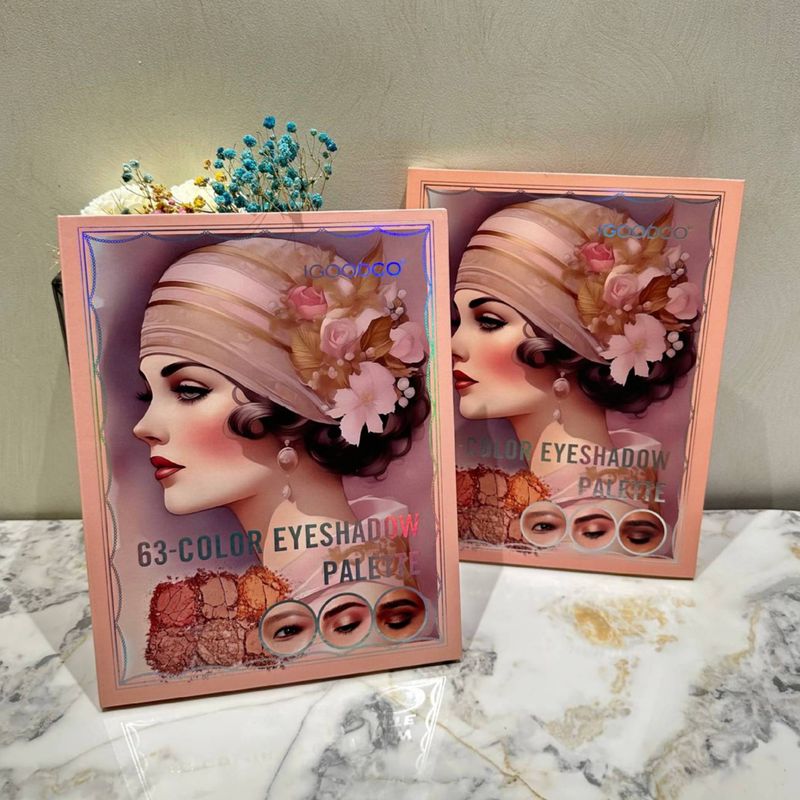 63-Color Earth Tone Eyeshadow Palette - Matte & Shimmer Makeup (Professional Vegan & Cruelty-Free Travel-Friendly With Mirror & Brush)_voghion.com