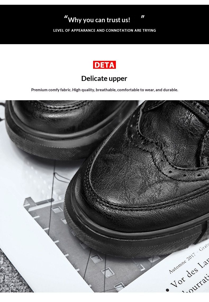 Bottes montantes chaudes Glide 2025 Hiver en coton avec doublure polaire, style business, en cuir, pour hommes._voghion.com