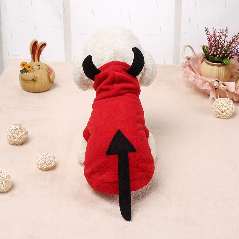 Teddy Poodle Pet Demon Transformation Outfit Two-Legged Autumn Winter New Dog Clothes_voghion.com