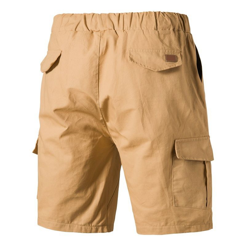 Casual Shorts Herren Sommer Cargo Shorts Gym Sport Lauf Workout Cargo Pants Jogger Hose Kordelzug Solide Jogging Shorts_voghion.com