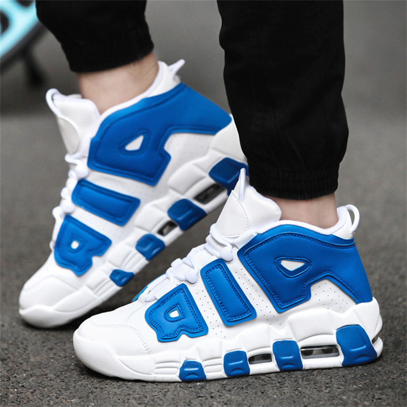 Paar Casual Sport Schuhe High-top Atmungsaktive Basketball Tennis Schnürsenkel Männlichen Studenten Jugend Casual Laufschuhe Laufen_voghion.com