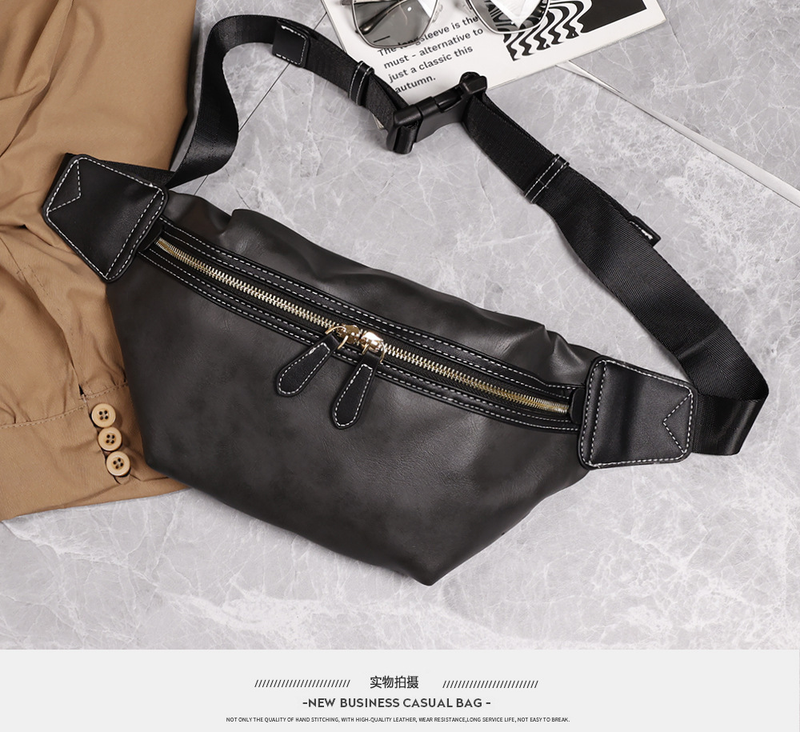 2023 Nei europäesch an amerikanesch klassesch Casual Kontrast Gürteltasch Modesch a villfälteg One-Shoulder Crossbody Broschttasch Trendy Unisex Modeller_voghion.com