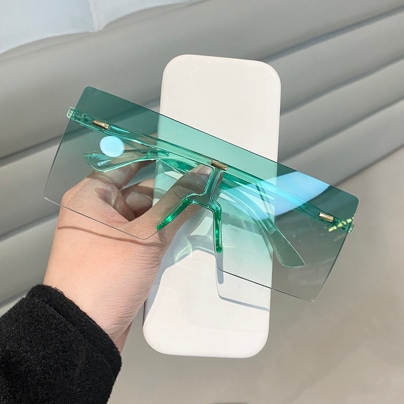 Occhiali da sole antivento con montatura oversize per personalità dell'Europa e degli Stati Uniti, occhiali da sole monopezzo, copri viso femminile, occhiali piccoli, occhiali da sole UV_voghion.com