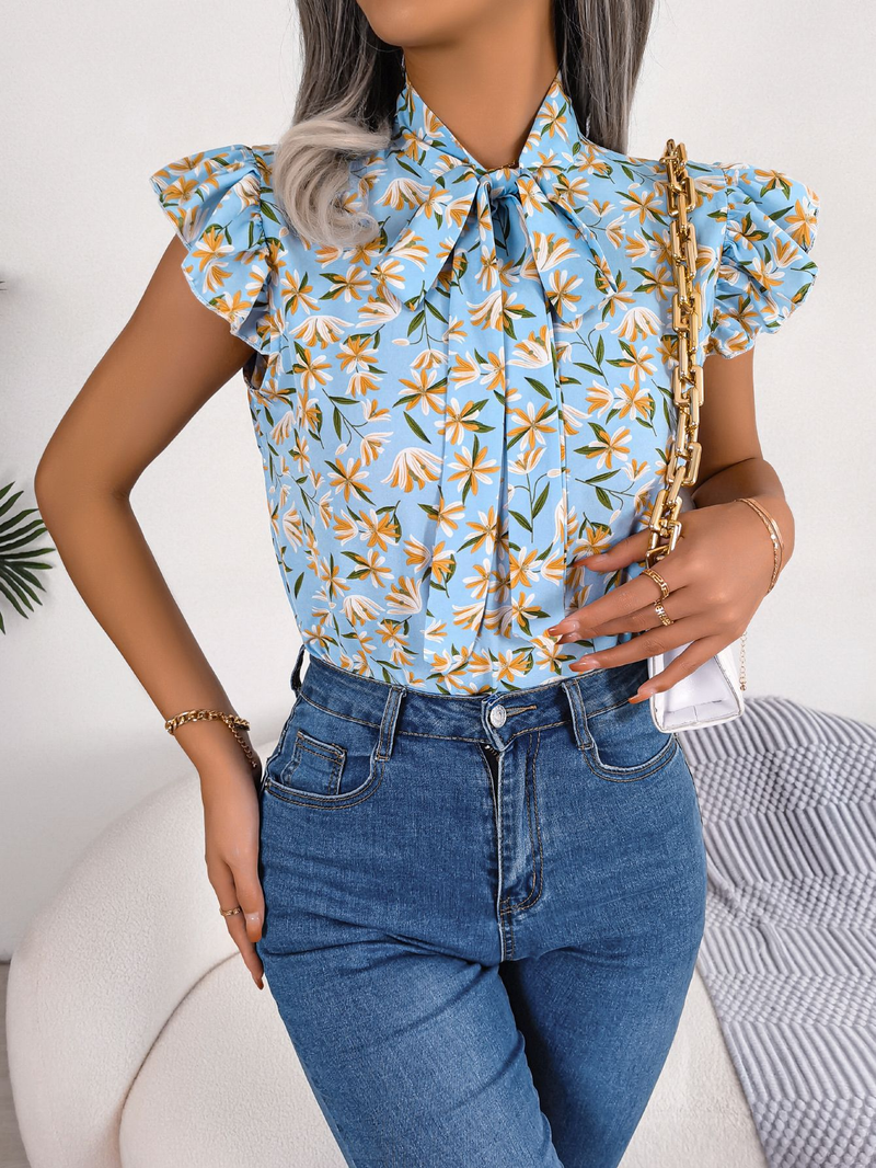 Dames Tops Trendy Grafische Workout Tops Plus Size Korte Mouw Y2K Tops Chiffon Zomer Blouses Flowy Shirts Party Tuniek_voghion.com