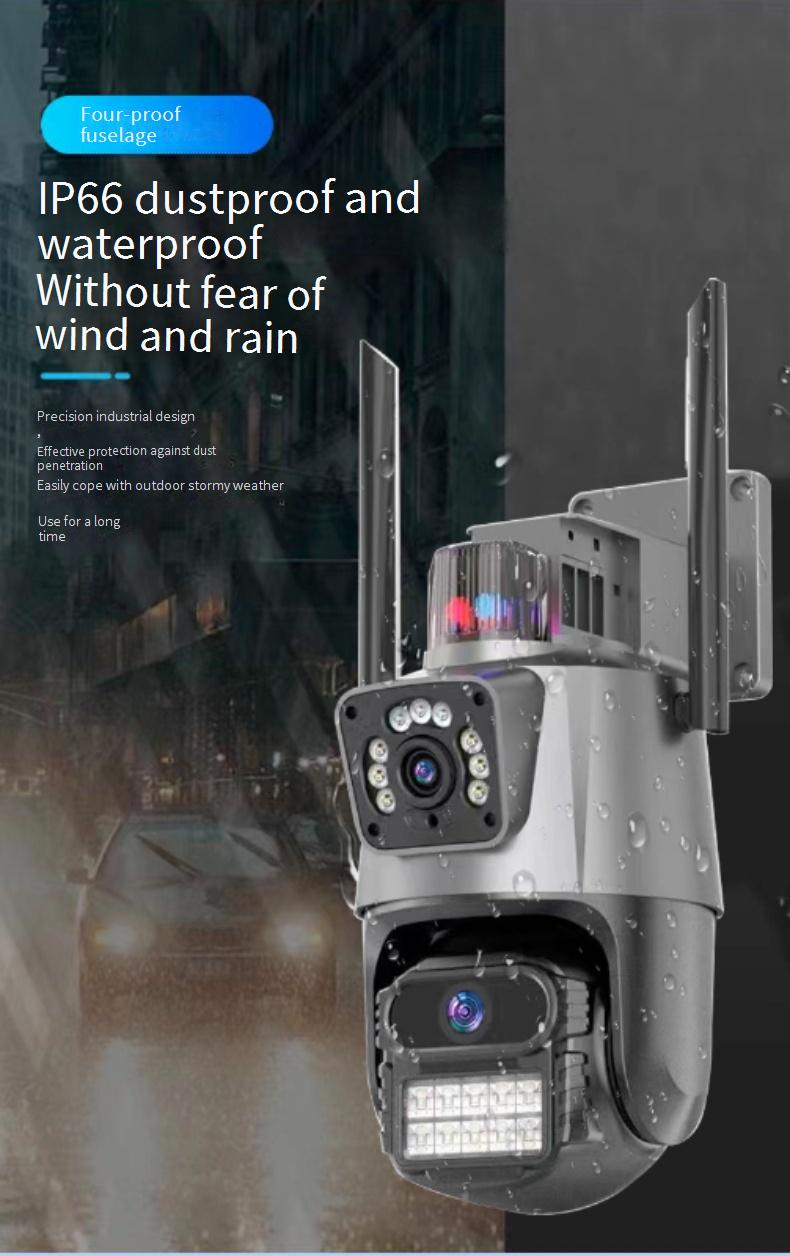 Security Cameras Home Security Monitoring Outdoor HD Night Vision Binocular Ball Machine Waterproof Camera_voghion.com