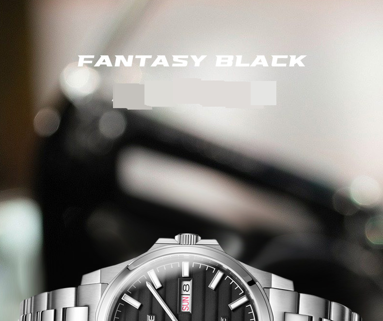 Montre mécanique automatique pour homme avec aiguilles lumineuses, étanche, boîtier en acier inoxydable, verre saphir, mouvement japonais, style professionnel_voghion.com