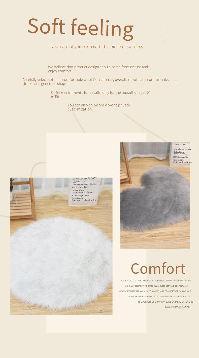 Moderner, minimalistischer, waschbarer Teppich für Wohnzimmer, Schlafzimmer, Arbeitszimmer, Flur, Balkon – weiche, rutschfeste Bodenmatte in verschiedenen Größen und Farben_voghion.com