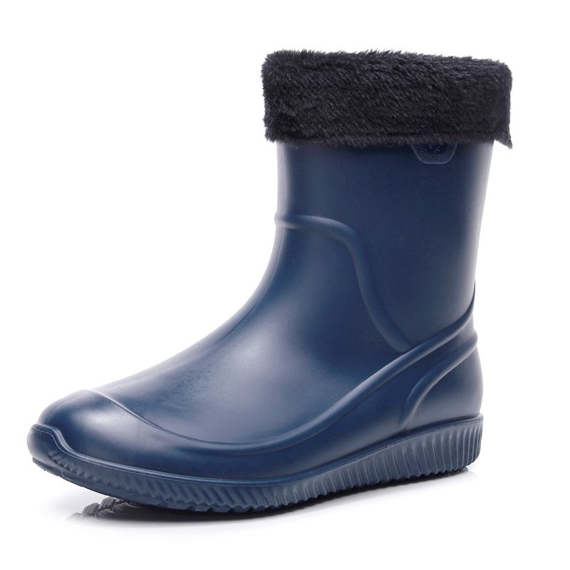 Herren Gummistiefel Wasserdicht Regenstiefel Angeln Galoschs Mann Küchenschuhe Ölbeständige rutschfeste Arbeitsstiefel Schuhe_voghion.com