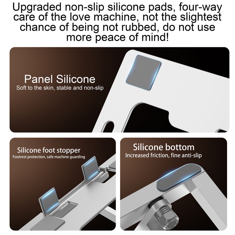 360° 100% Aluminum Sand Desk Riser Multi Angle Height Adjustable Foldable Holder Dock For Xiaomi IPad Pro Air_voghion.com