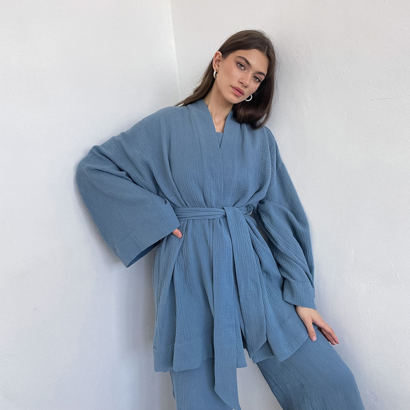 Damesbroekpak in effen kleur_voghion.com