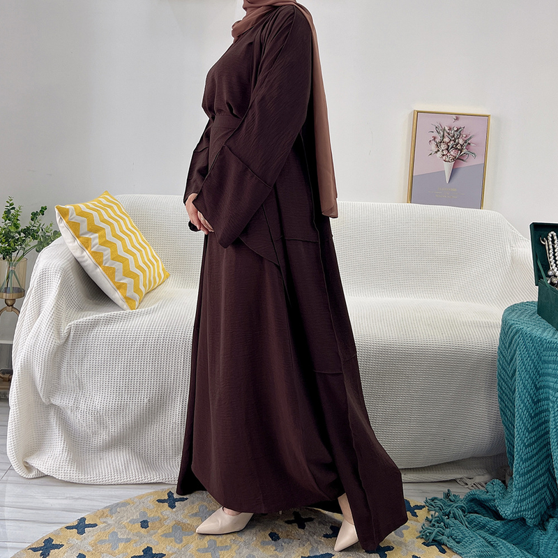 Dubai solid color three-piece suit _voghion.com