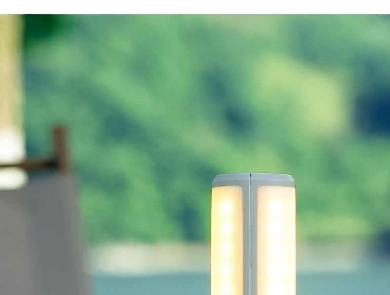 Wolsen Outdoor Magnetic Camping Lantern Multifunctional Portable Long Battery Life Desk Lamp Strong Light Flashlight_voghion.com