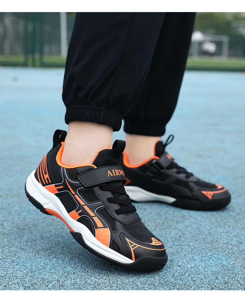 Professionelle Badmintonschuhe für Jungen und Mädchen, atmungsaktive Mesh-Tischtennisschuhe, Kinder-Sneaker, rutschfeste Kinder-Trainingsschuhe_voghion.com