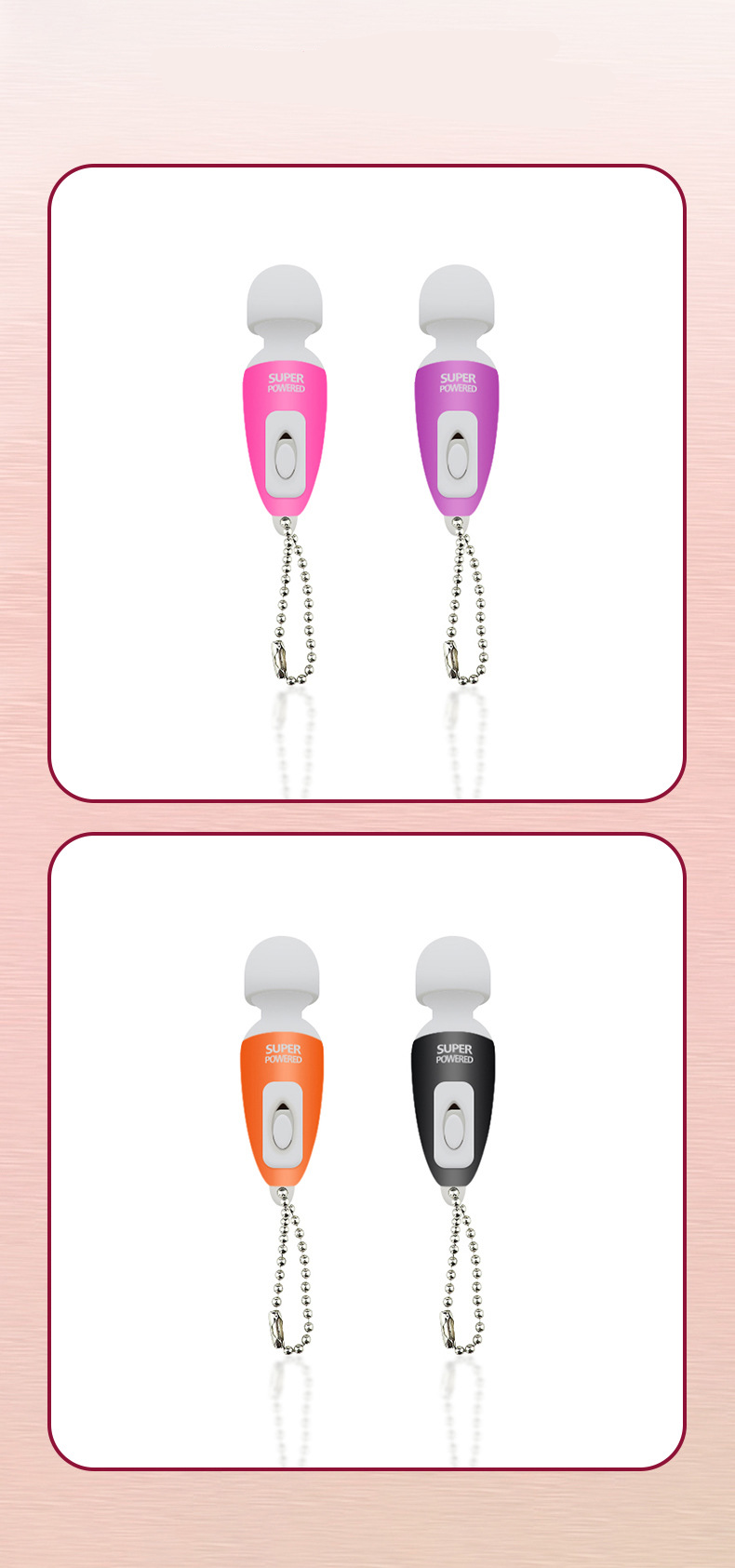 Vibrator AV mini din silicon, convenabil, pentru cupluri care flirtează și tachinează, stick de masaj pentru stimularea punctului G, pentru adulți_voghion.com