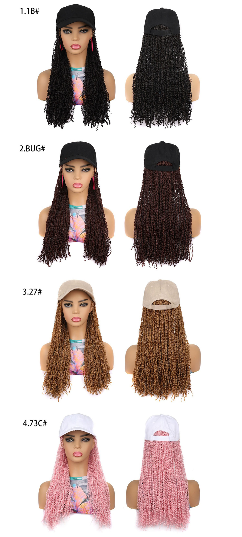 Parrucca cappello Dreadlock Parrucca Dreadlock Parrucca Cappello Dreadlock Treccia reggae colorata_voghion.com