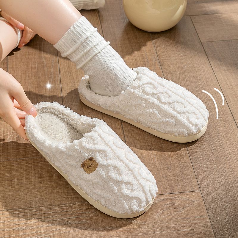 Baumwolle Frauen Herbst Und 2025 Neue Indoor Hause Anti Slip Haushalt Paare Pullover Hausschuhe Für Männer In Winter_voghion.com