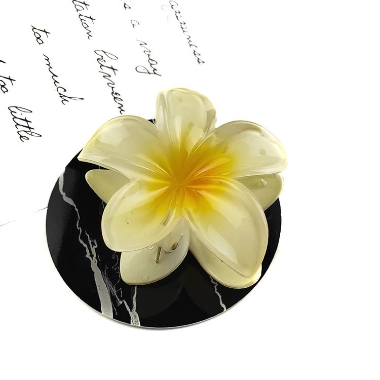 Egg Flower Grab Clip Gradient Květinové bonbóny bauhinia zpět Hair Shark klip do vlasů_voghion.com