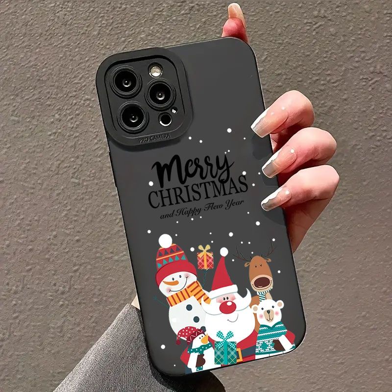 Husă de telefon TPU cu model de Crăciun pentru Xiaomi Redmi Note 13 12 11 Pro Plus 5G 12S 11S 11 10S Redmi 13C 12 4G Husă moale din silicon_voghion.com