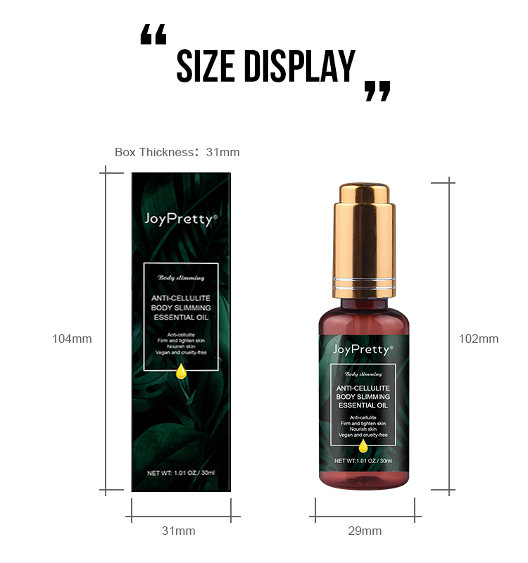 QLZHANFU Cellulite Slimming Oil Lose Weight Slim Down Cream Fast Fat Burning Grape Seed Essence Oil Belly Thigh Body Slimming Products_voghion.com