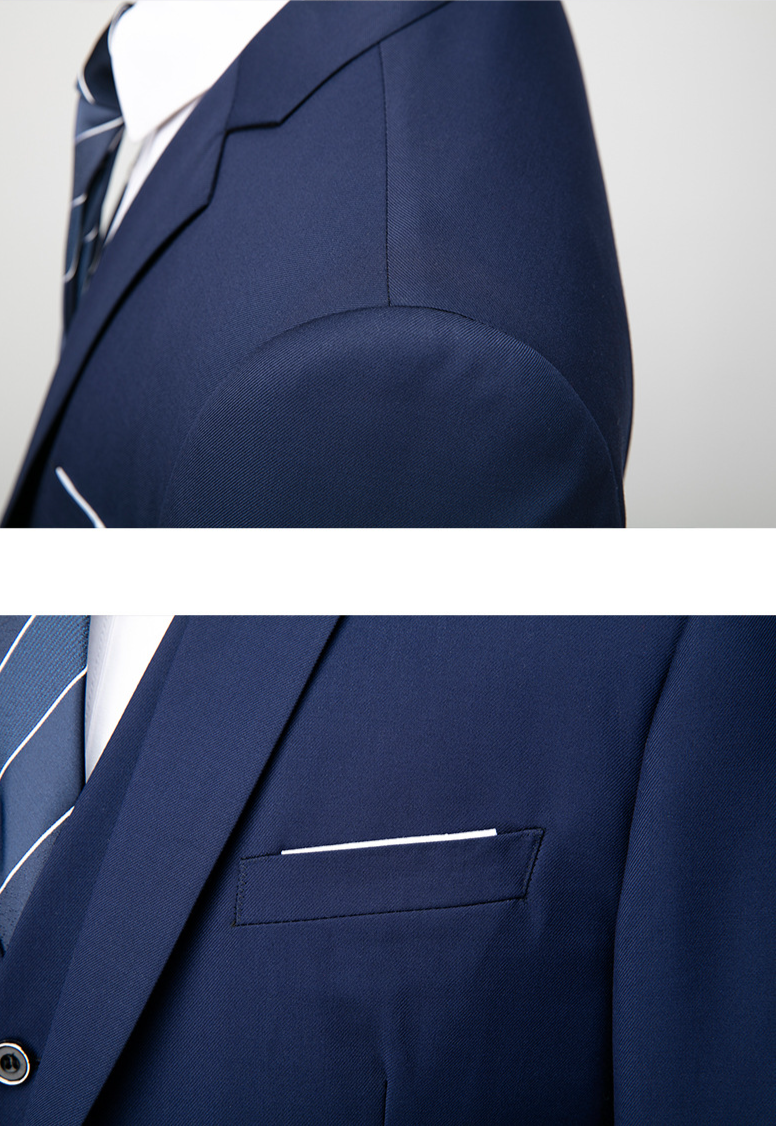 Men's Clothing double button suit suit for men Korean version slim wedding groom business casual suit for men_voghion.com