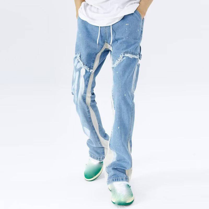 Men's Clothing Autumn Jeans Simple And Versatile High Waist Zipper Daily Trendy Trousers_voghion.com