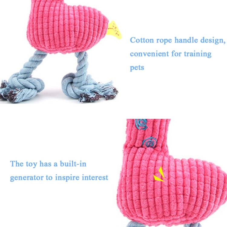 Plush Corn Kernels Deer Vocal Dog Toy_voghion.com