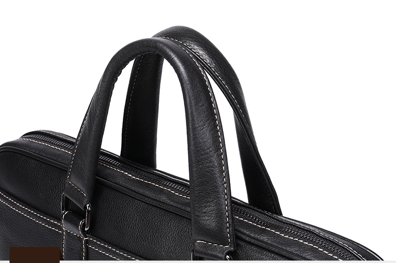 Herren Aktentasche Business Handtasche Computertasche Herren Rindsleder Schulter Messenger Bag Business Bag_voghion.com