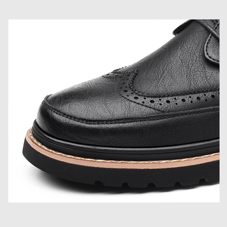 Scarpe da uomo in pelle brogue, per uomo, primaverili, formali, casual, in pelle, stile britannico, retrò, sneakers_voghion.com