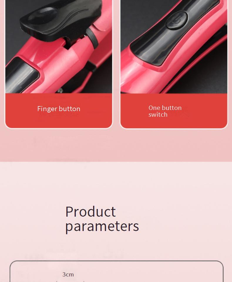 2-in-1-Haarglätter und Lockenstab – Mini-Styling-Tool für Pony und Spitzen (Keramikbeschichtung, schnelle Erwärmung, perfekt für Wohnheim und Reisen)_voghion.com