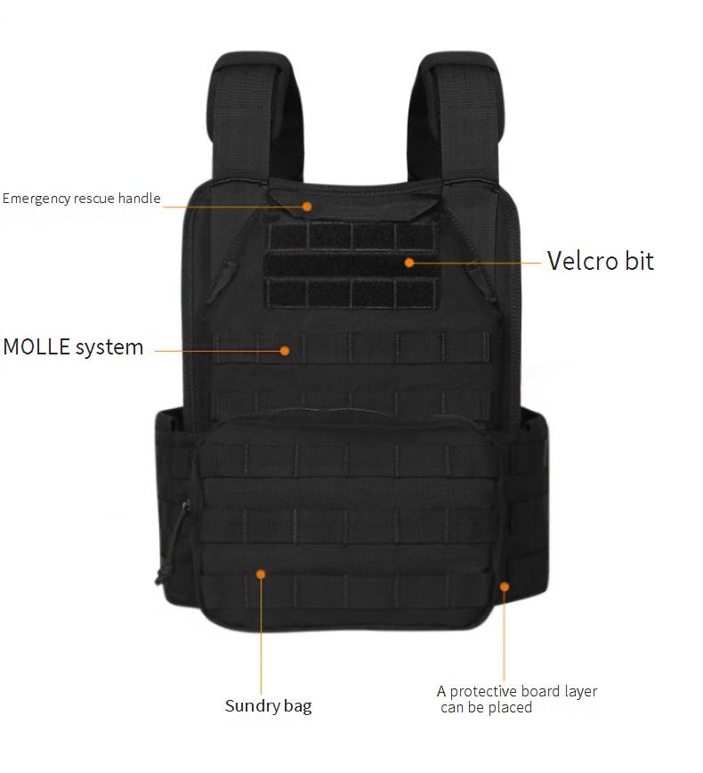 Colete tático com proteção total – respirável e multifuncional para airsoft, treinamento e sobrevivência ao ar livre_voghion.com