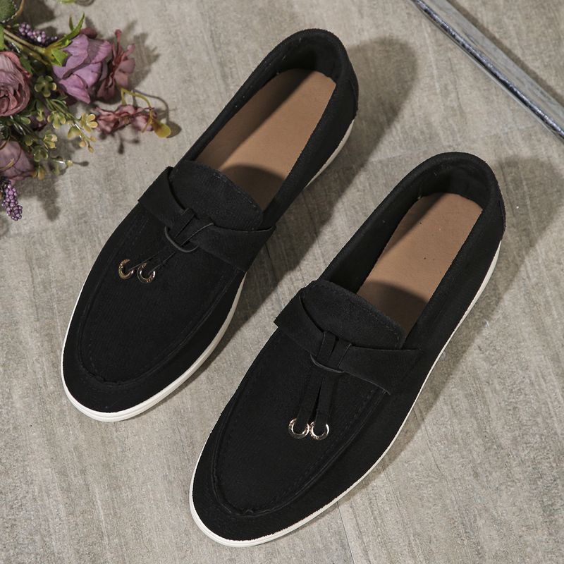 SHLIANG Mocassini da donna in pelle scamosciata Scarpe da donna casual Primavera Autunno Moda Mocassini da donna con suola in gomma Scarpe comode Y0190_voghion.com