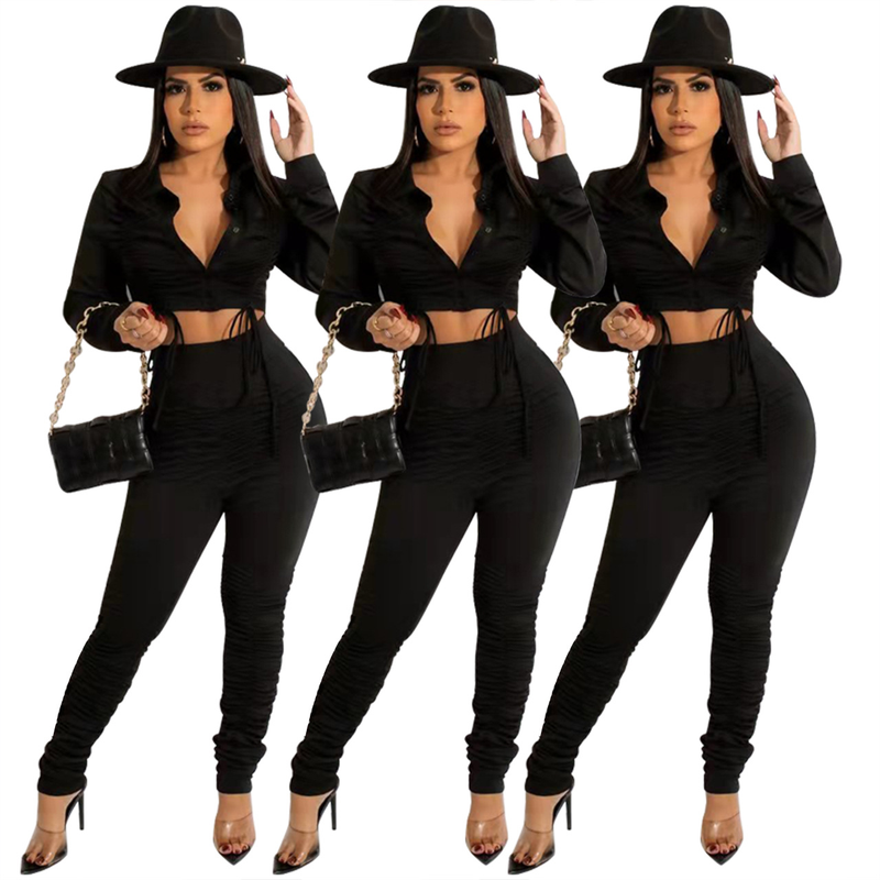 Damen-Sets, temperamentvoll, sexy Stil, modisch, lässig_voghion.com