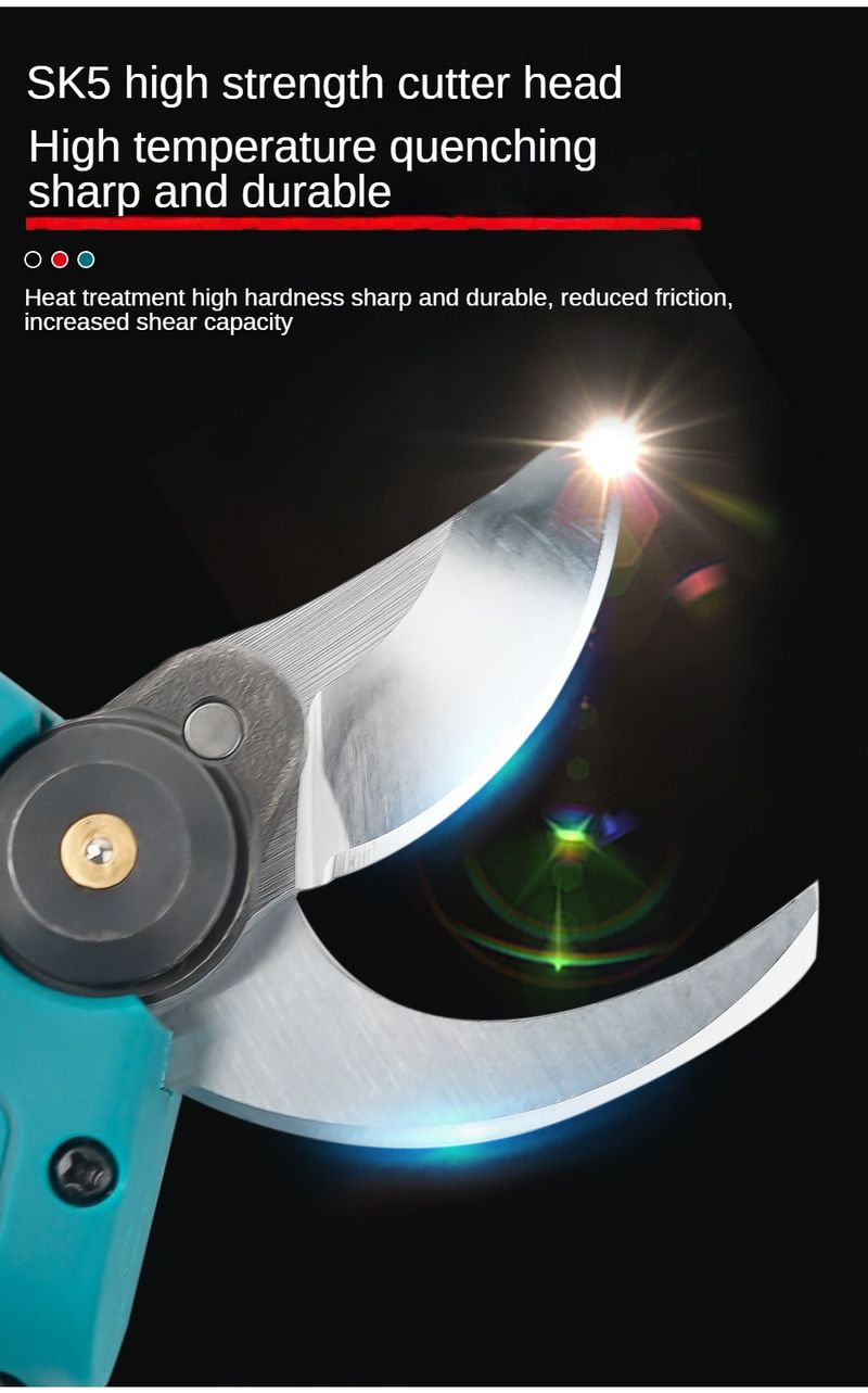 Brushless Electric Scissors Pruning Shears Handheld Cordless Pruner Tree Branch Bonsai Cutting Tool For Makita 18V Battery_voghion.com